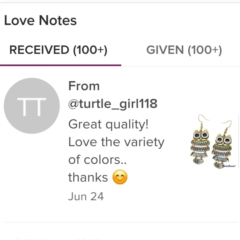 Owl Earrings Multi-color On Gold Tone